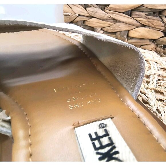 Vintage Cherokee White Leather Slides, Women's Size 9, Made in Brazil, EUC - Picture 7 of 10